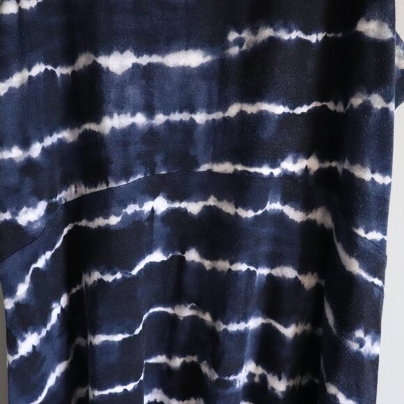 Athleta Women's Sz M Blue Santorini Thera Tie Dye Sleeveless Mini Stretch Dress - Picture 5 of 10